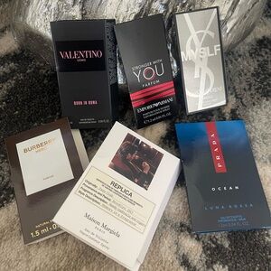 Men’s Designer Fragrance Sample Set of 6